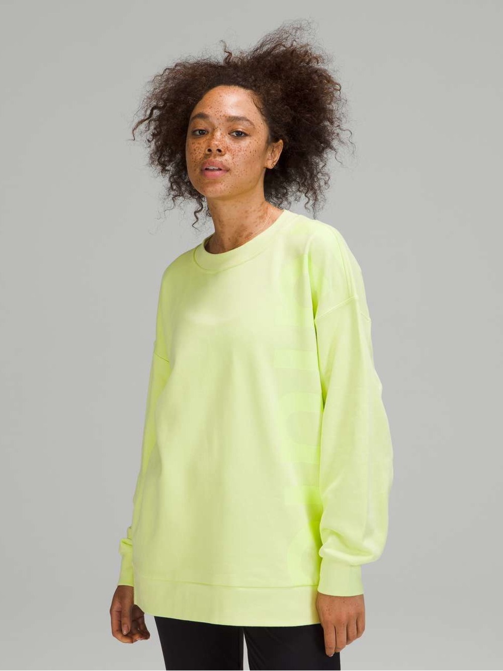 Lululemon Oversized Logo Crewneck Sweatshirt